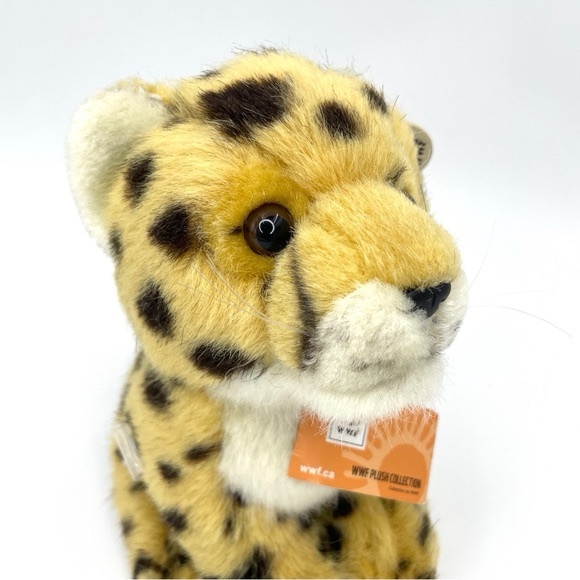 Vtg WWF World Wildlife Fund 1986 Cheetah Leopard Plush - Picture 6 of 6